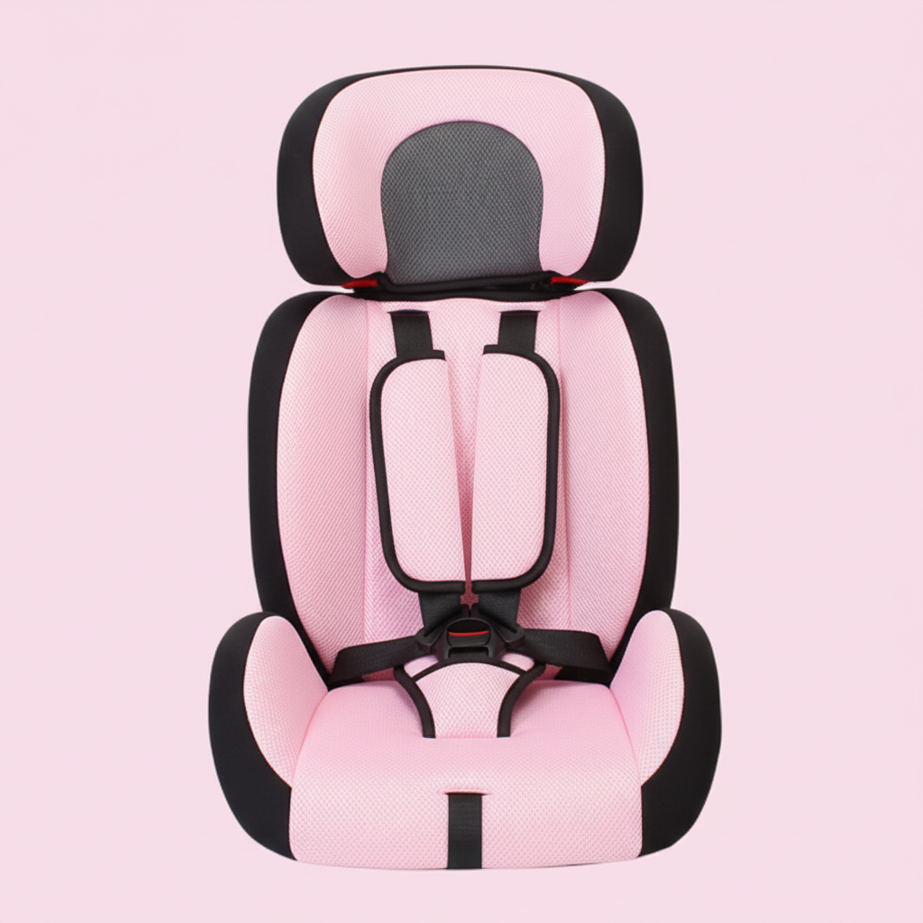 Child Car Booster Seat with Harness – Portable Foldable Travel Safety Seat - Image 10