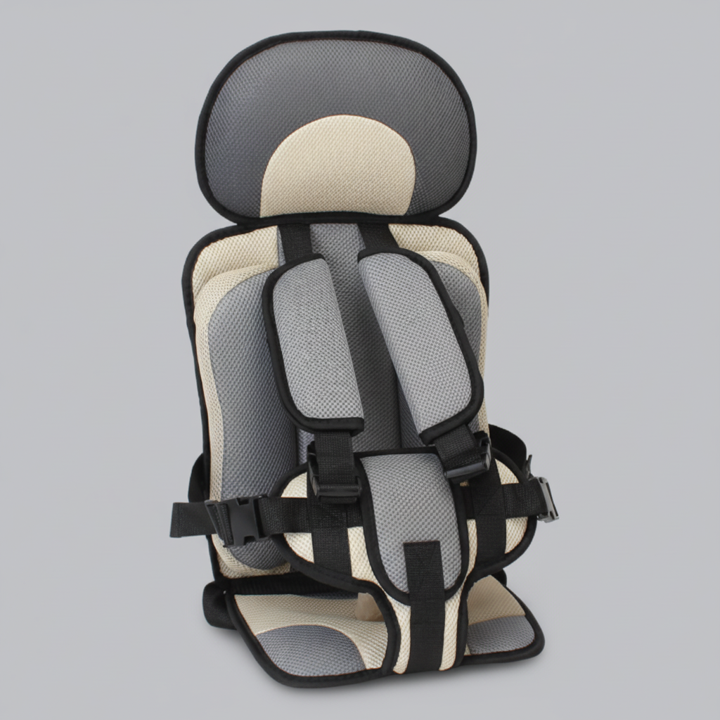 Child Car Booster Seat with Harness – Portable Foldable Travel Safety Seat - Image 14