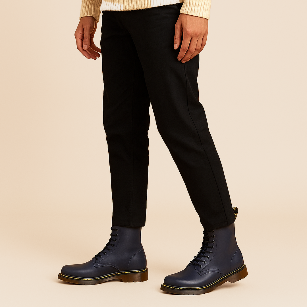 Damskie Skórzane Botki | Casualowe