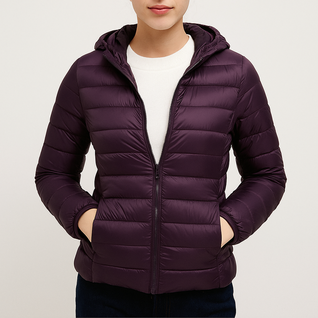 Damska Puchowa Kurtka | Długi Rękaw
