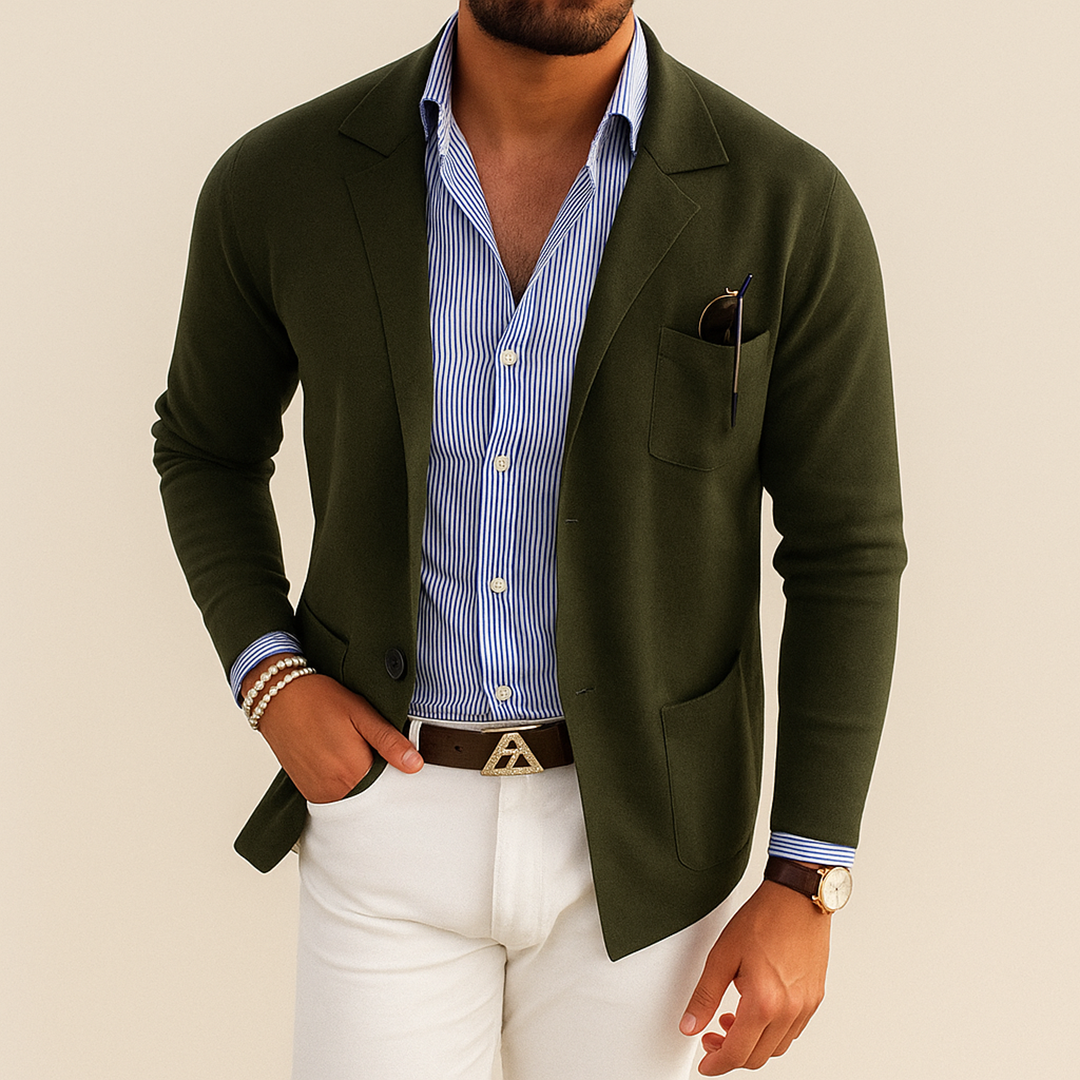 Stylowa Marynarka Dla Mężczyzn | Przednia Kieszeń