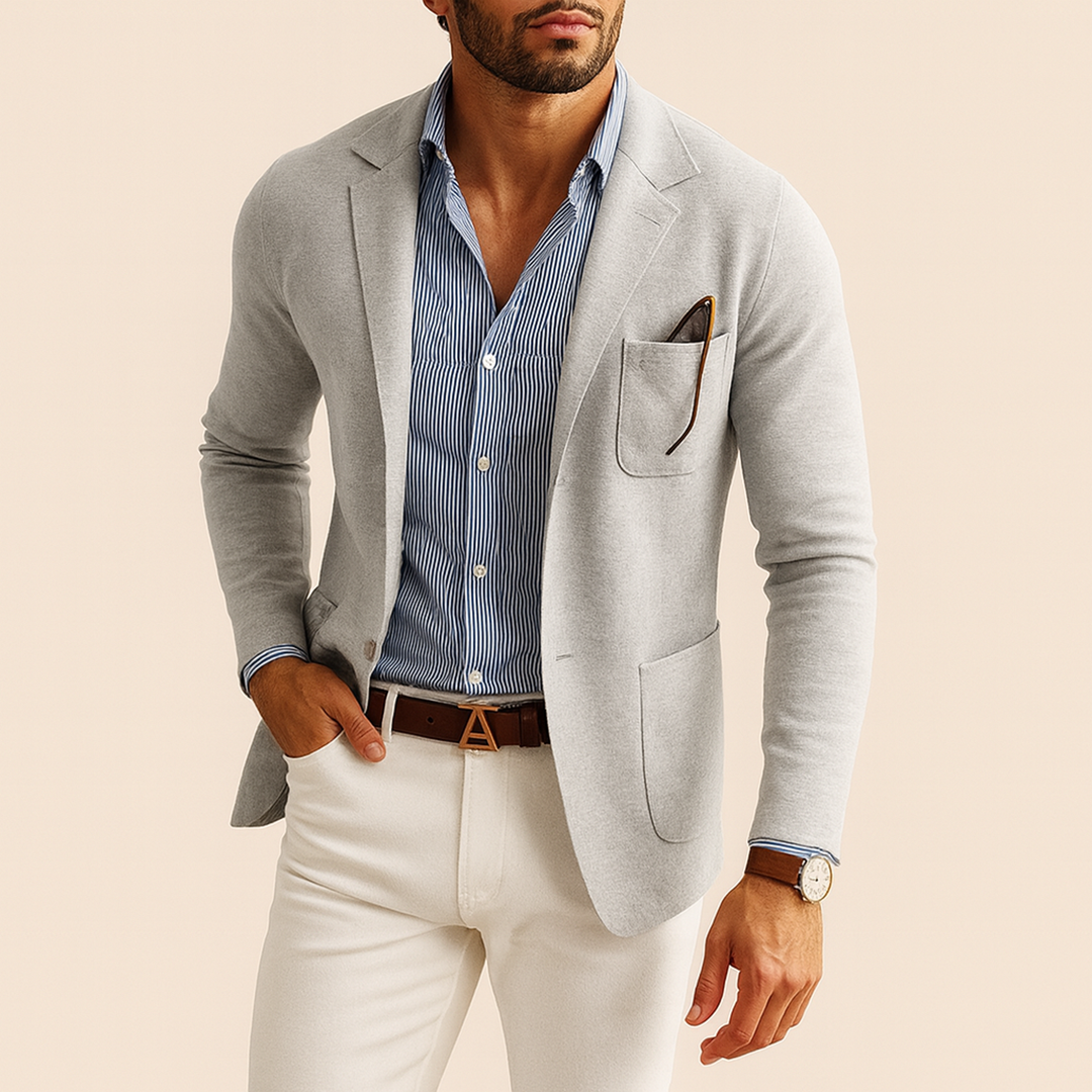 Stylowa Marynarka Dla Mężczyzn | Przednia Kieszeń