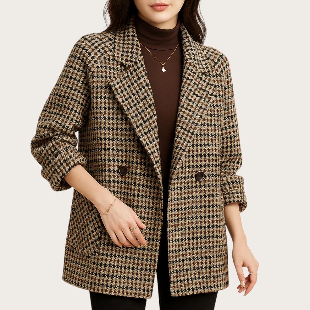 Damska Wełniana Kurtka | Długa