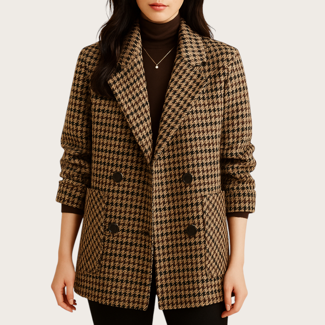 Damska Wełniana Kurtka | Długa