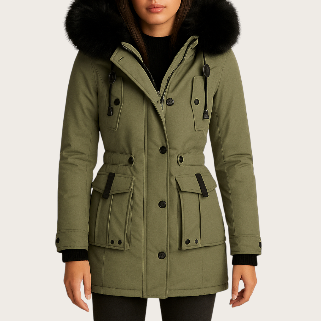 Zimowa Kurtka Dla Kobiet | Z Kapturem