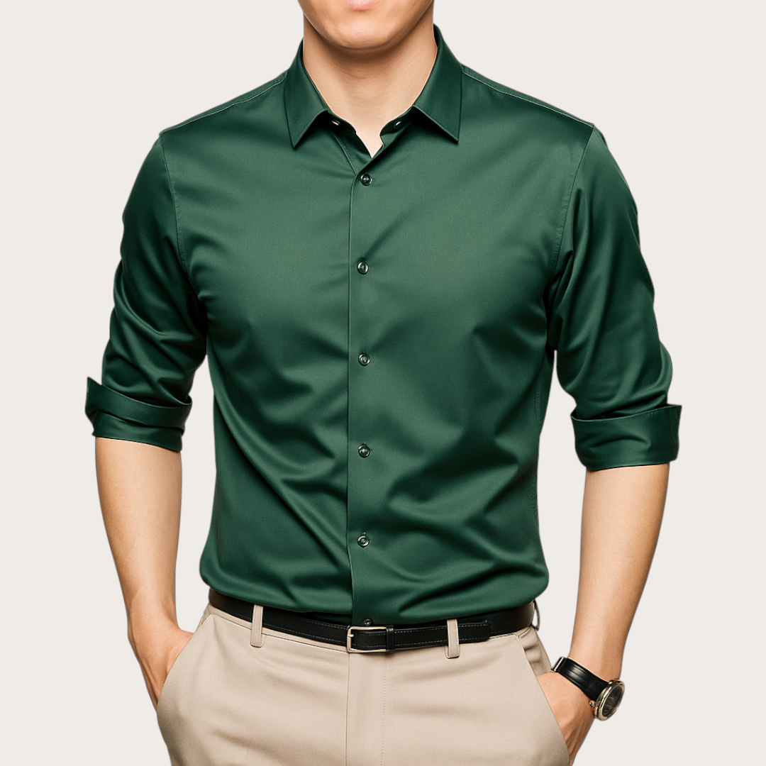 Męska Koszula z Długim Rękawem | Codzienna