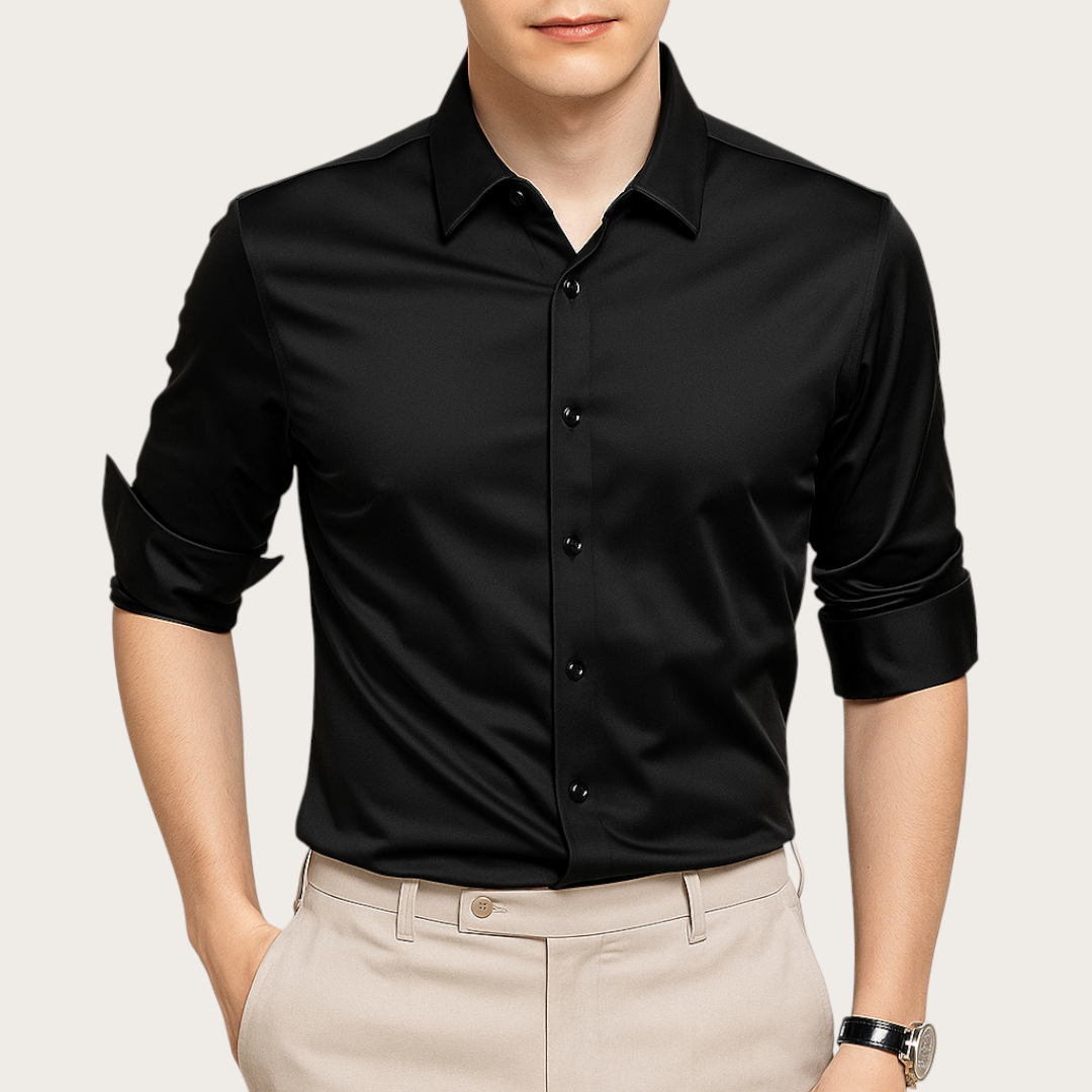 Męska Koszula z Długim Rękawem | Codzienna