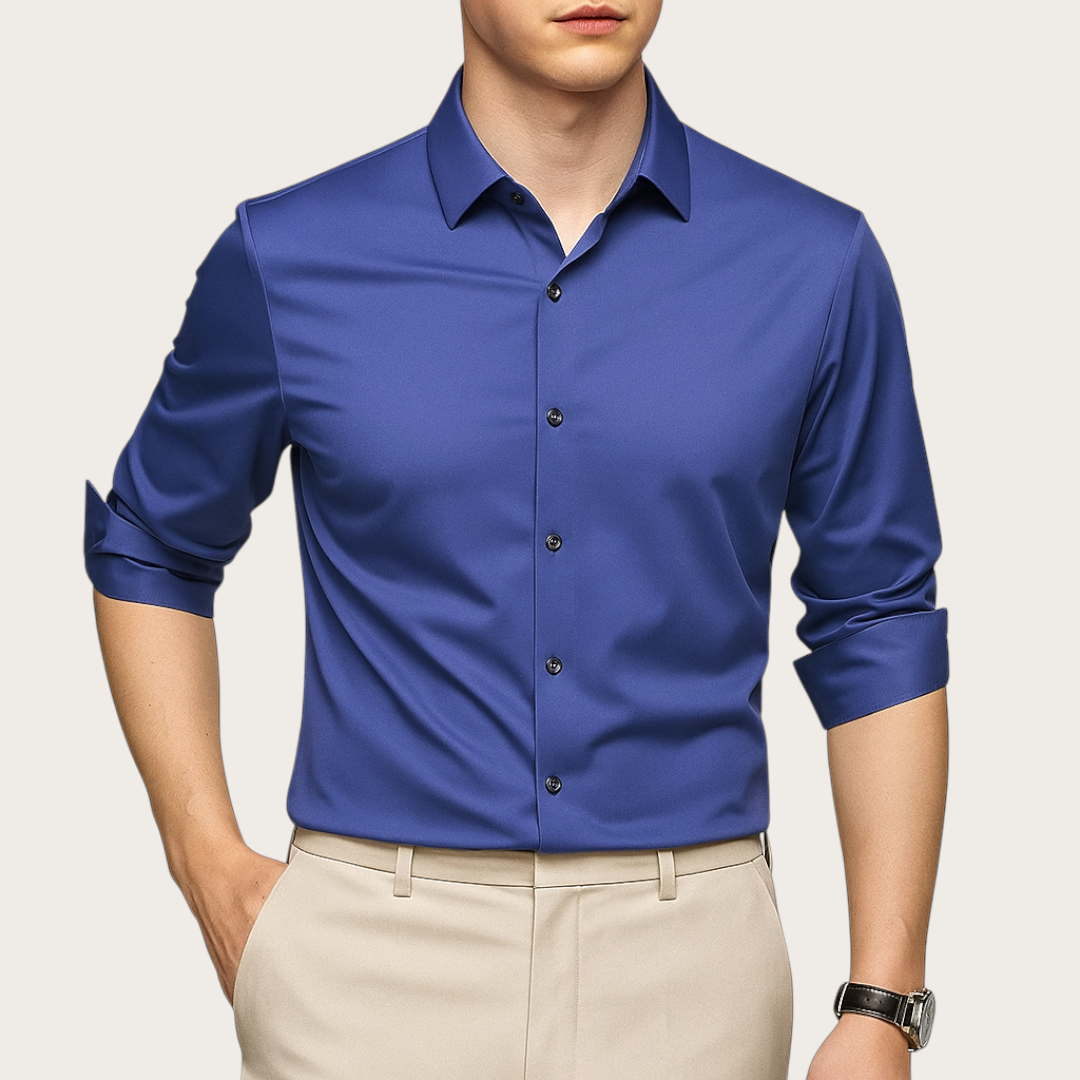 Męska Koszula z Długim Rękawem | Codzienna