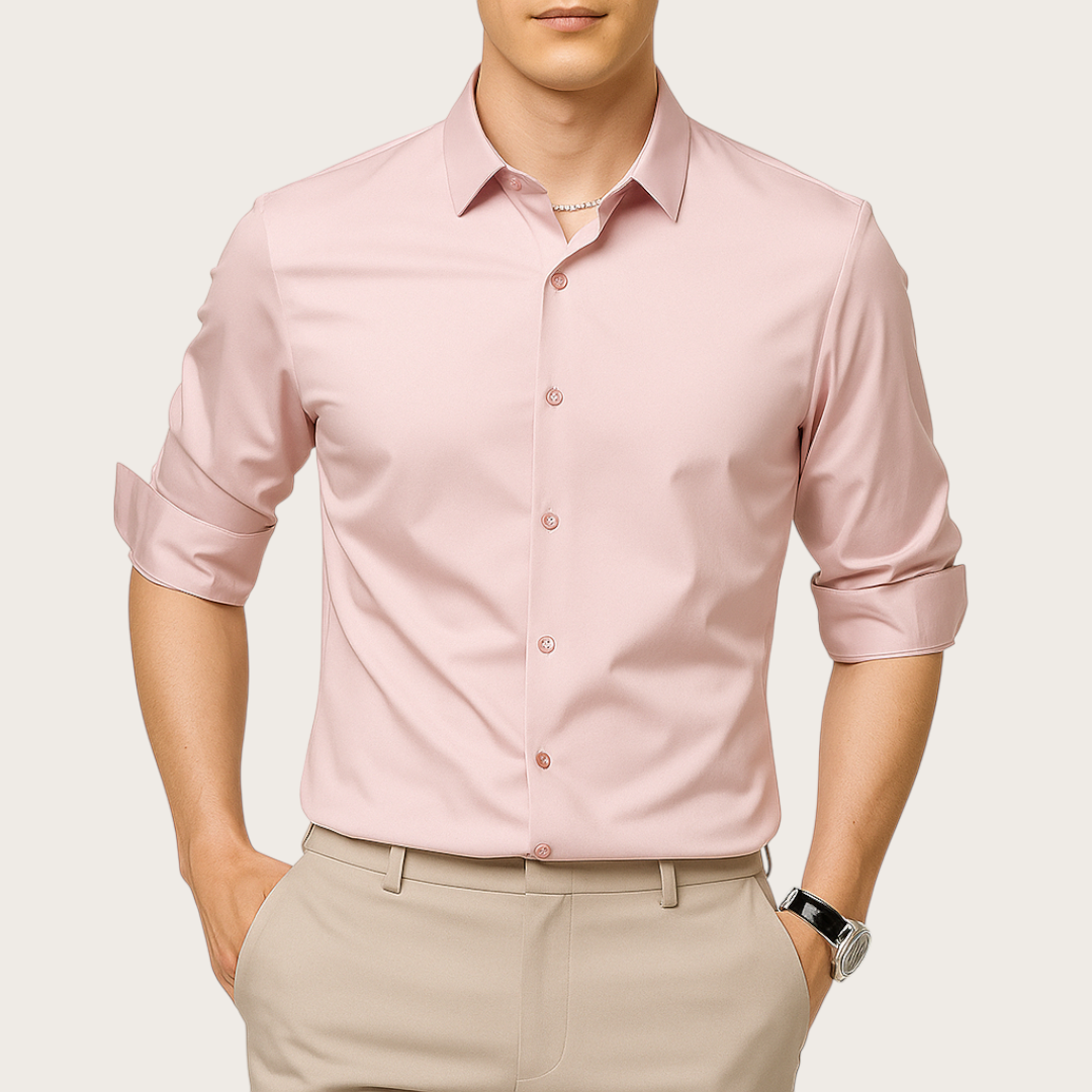 Męska Koszula z Długim Rękawem | Codzienna