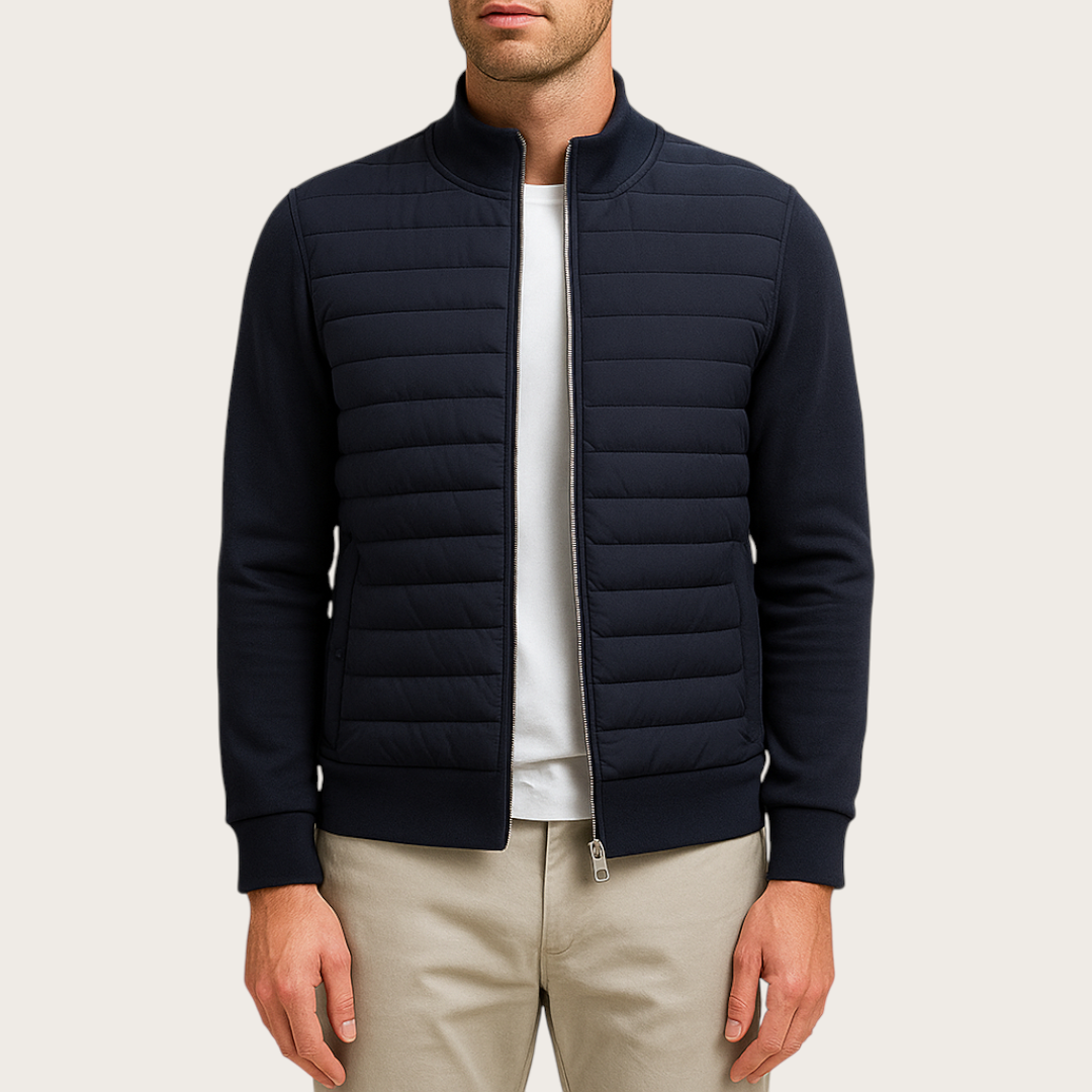 Męska Zimowa Pikowana Kurtka | Codzienna