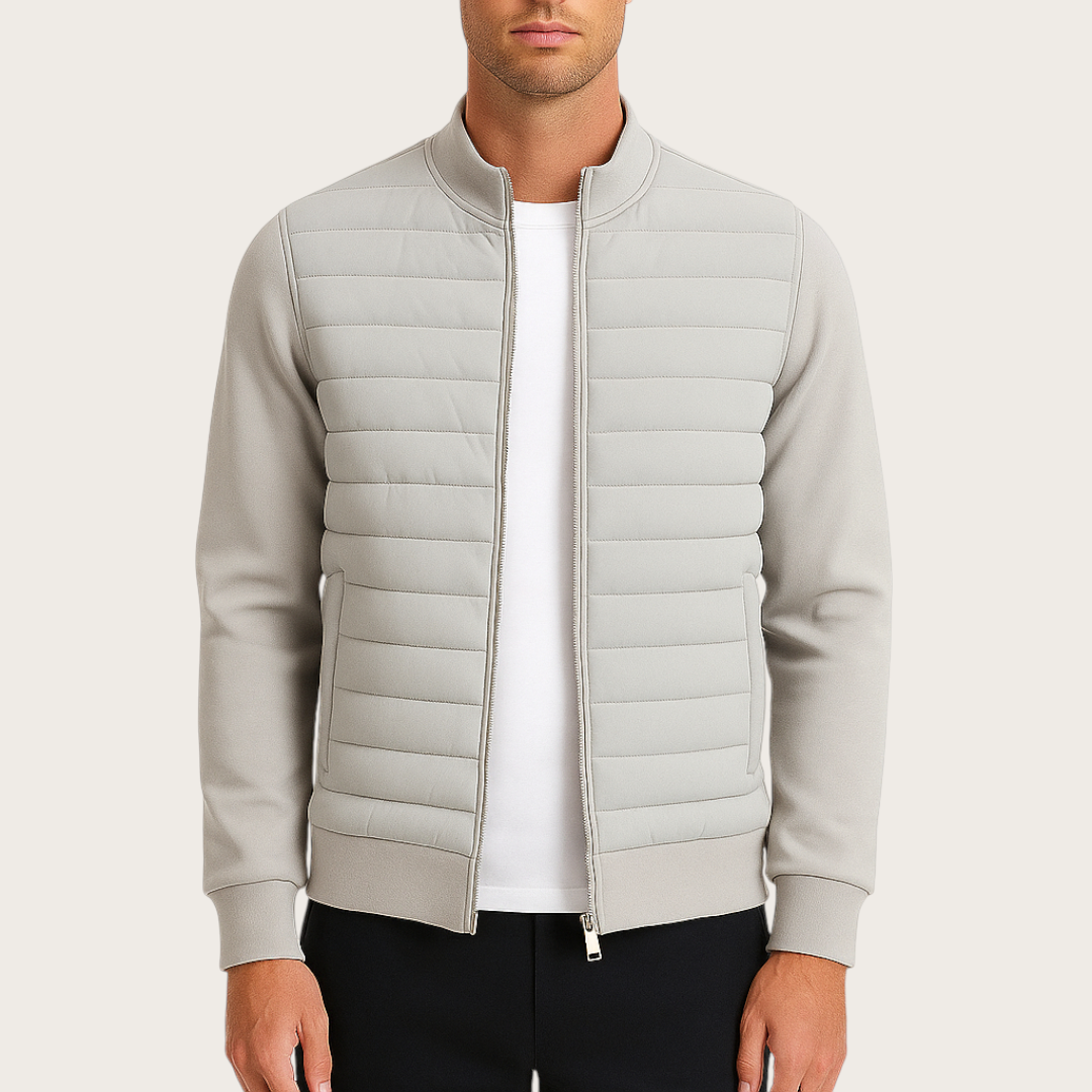 Męska Zimowa Pikowana Kurtka | Codzienna