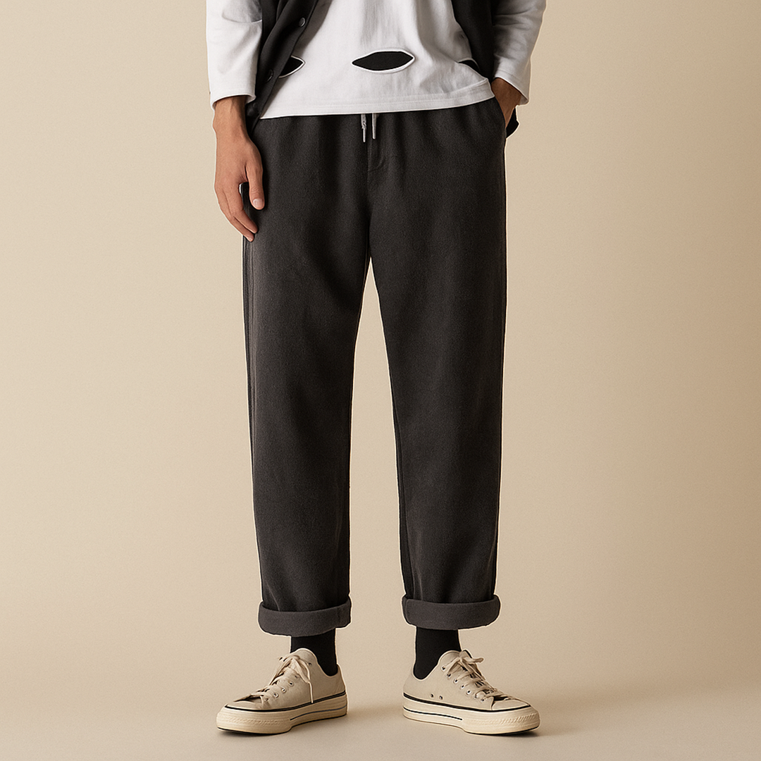 Męskie Codzienne Sztruksowe Spodnie | Oversize