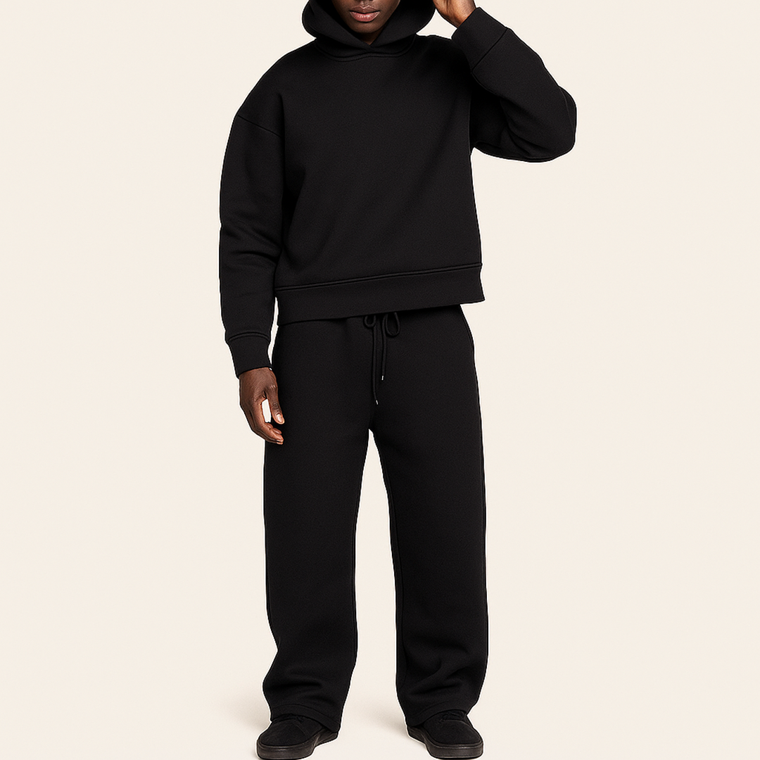 Codzienny Oversize Komplet Dwuczęściowy | Z Kapturem