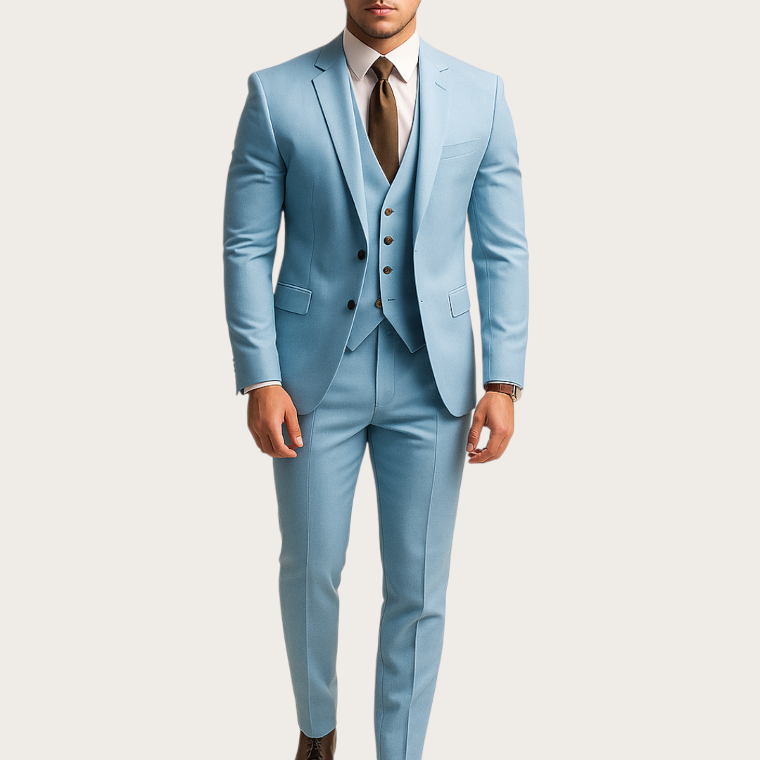 Męski Garnitur na Wesele | Dwa Guziki