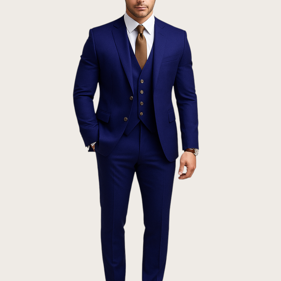 Męski Garnitur na Wesele | Dwa Guziki