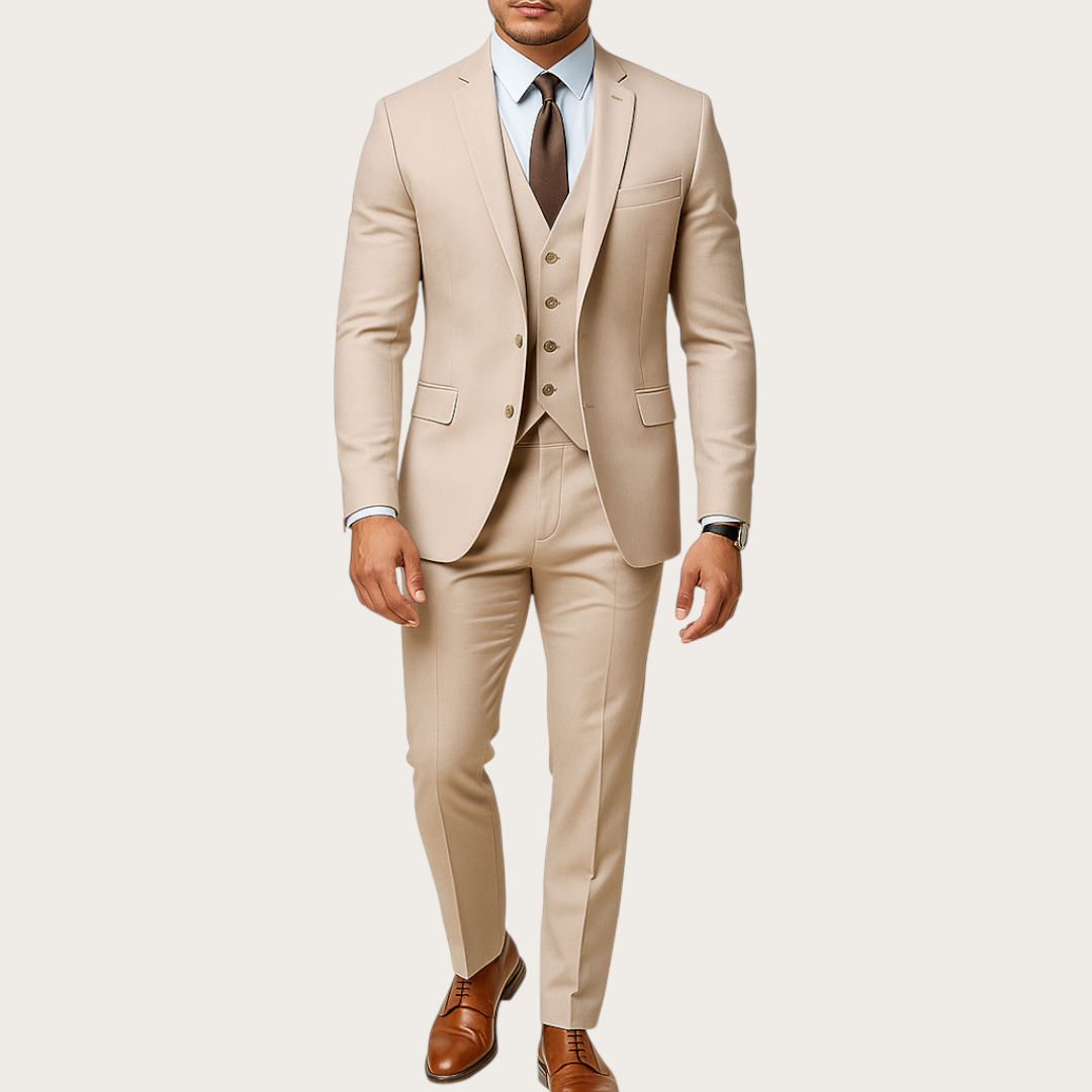 Męski Garnitur na Wesele | Dwa Guziki