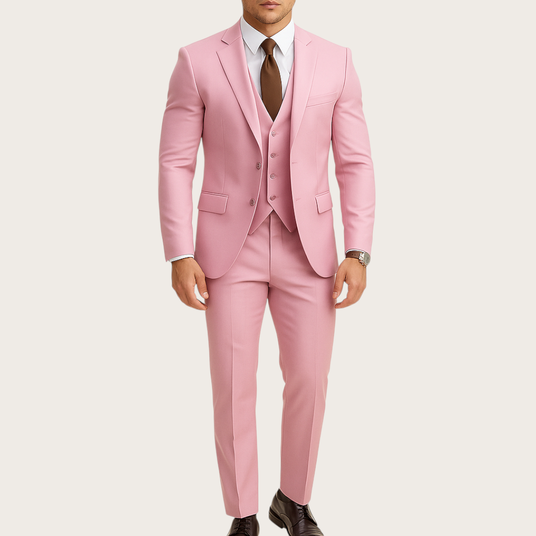 Męski Garnitur na Wesele | Dwa Guziki