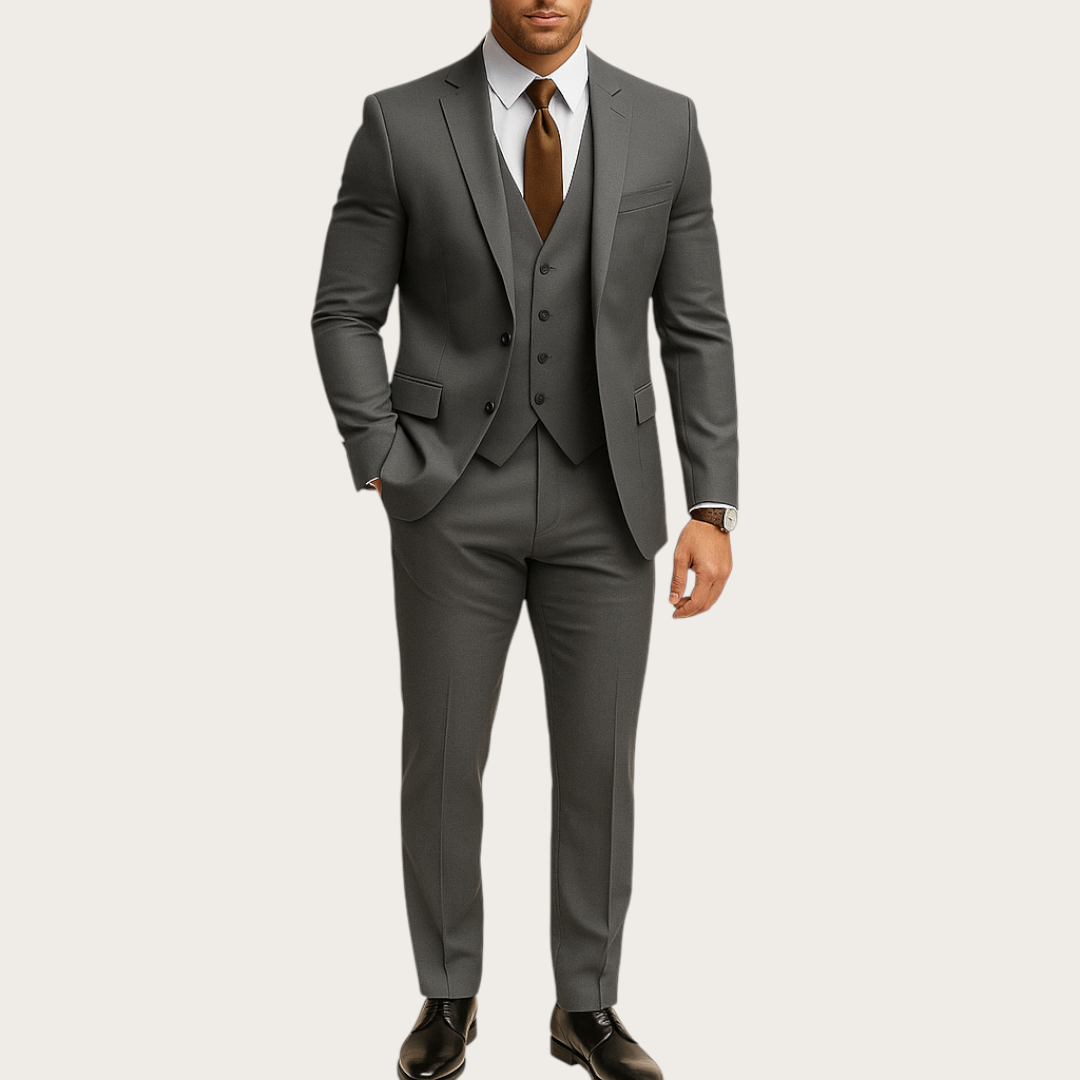 Męski Garnitur na Wesele | Dwa Guziki