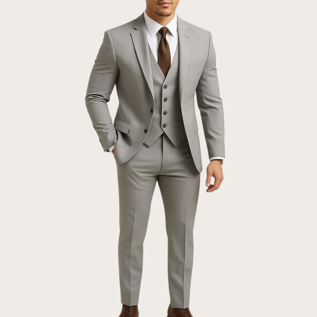 Męski Garnitur na Wesele | Dwa Guziki