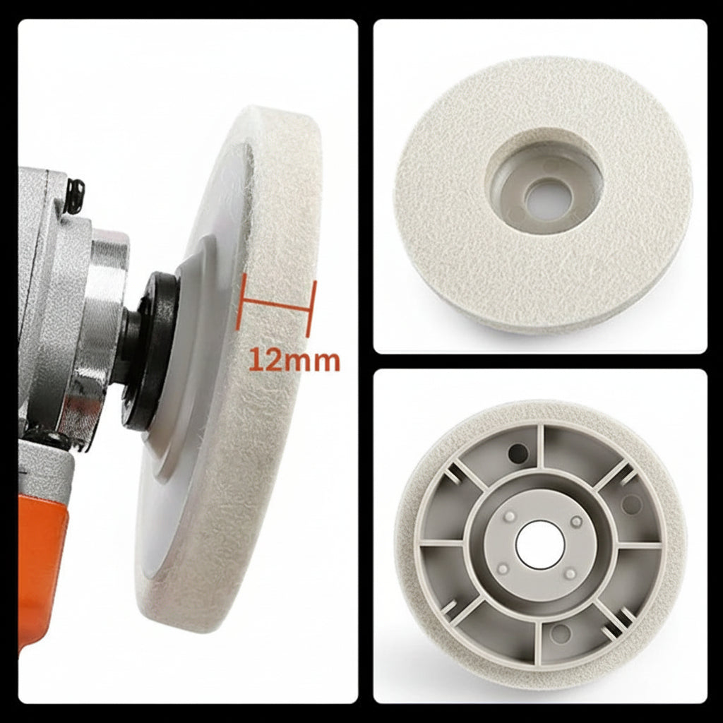 Wool Felt Polishing Wheel Disc - Image 4