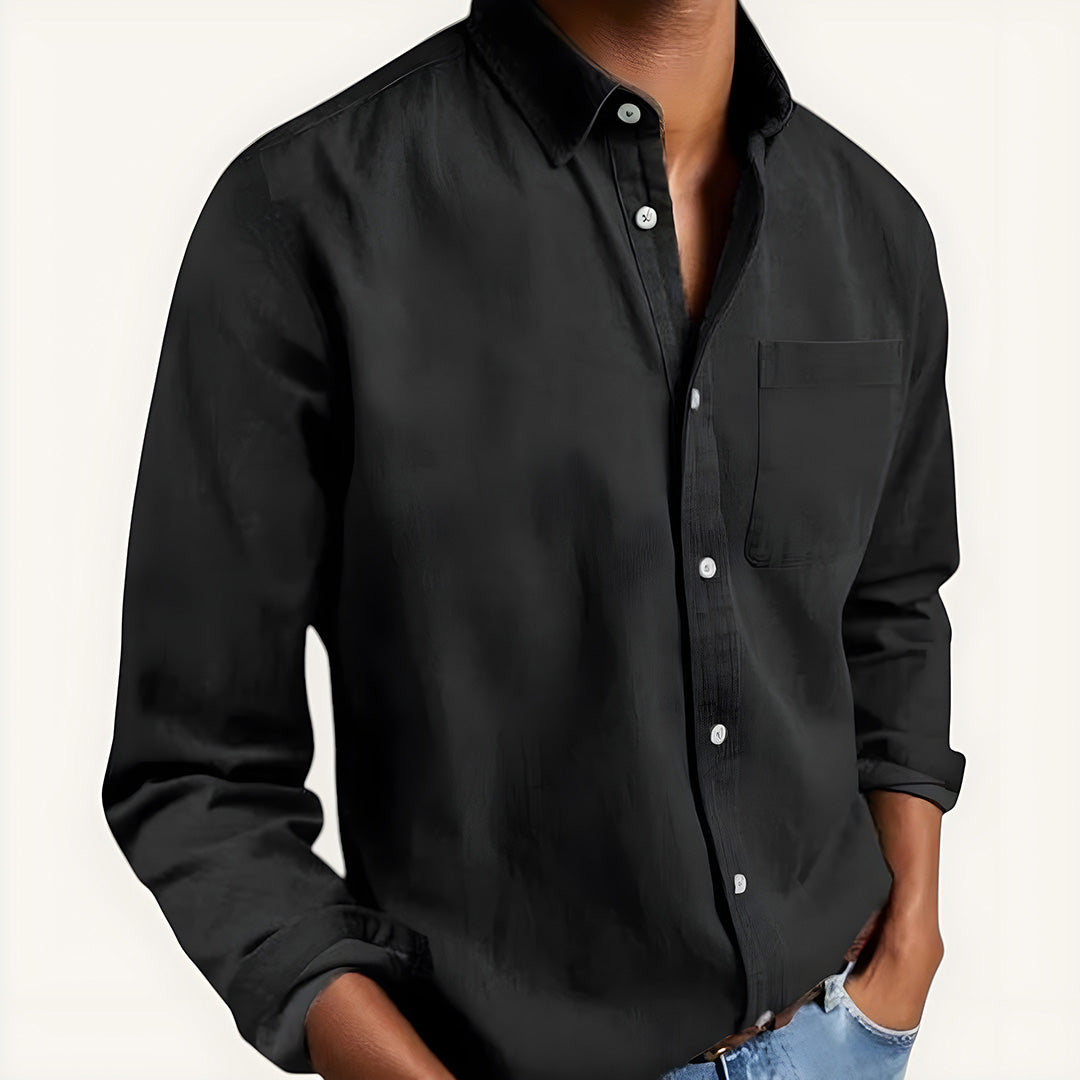 Męska Koszula Codzienna | Długi Rękaw