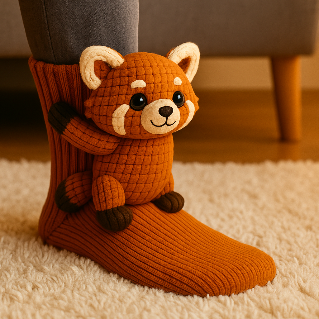 Kuschelsocken Winter Rutschfeste Hausstrümpfe Plüsch Unisex - Image 5