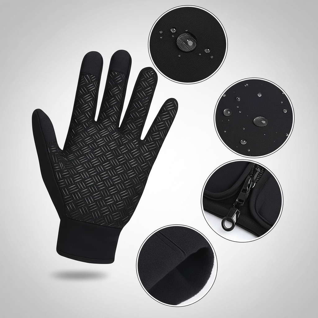 Heizbare Handschuhe Winter Thermisch Wasserdicht Touchscreen Warm Grip - Image 5