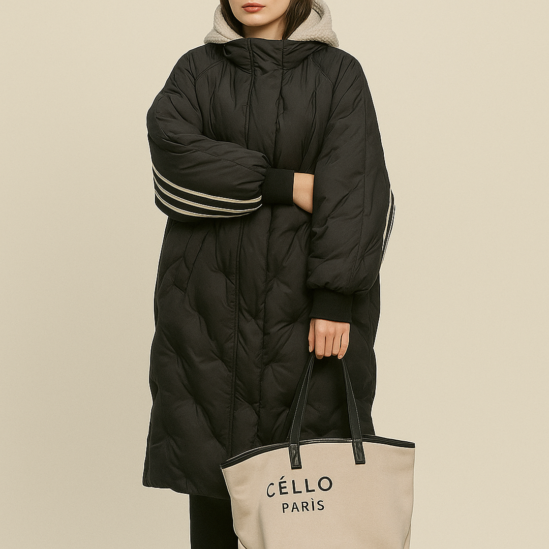 Damska Długa Zimowa Kurtka | Oversize