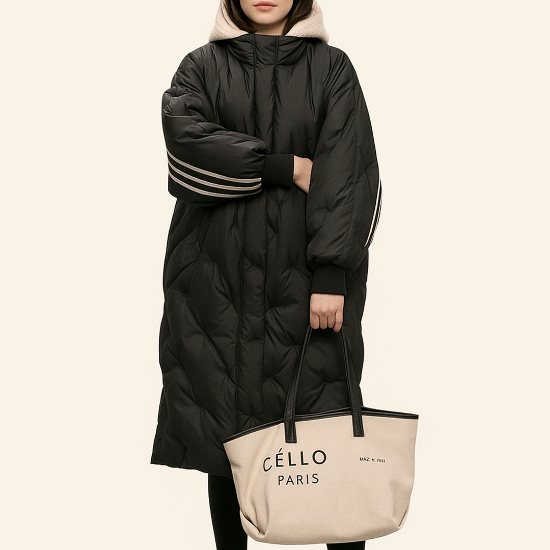 Damska Długa Zimowa Kurtka | Oversize