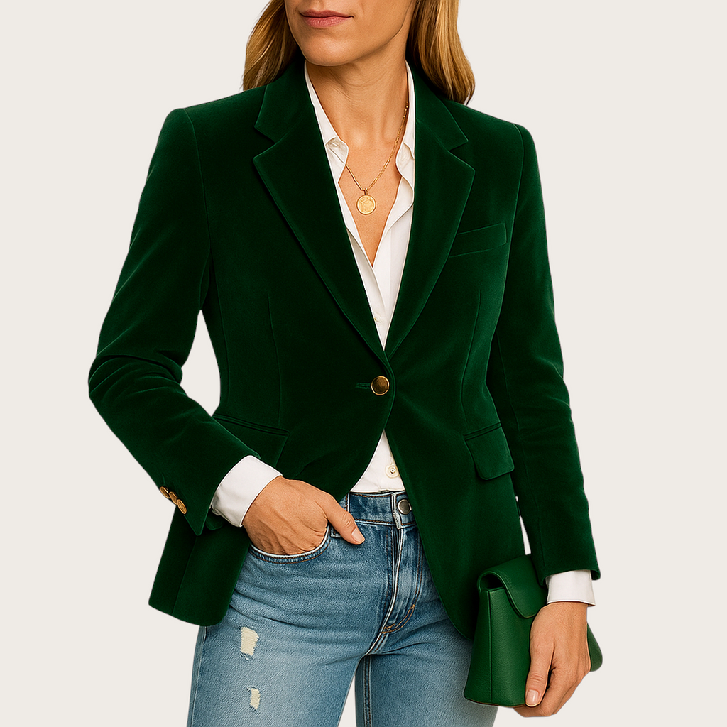 Damska Kurtka Flanelowa Z Guzikami | Długi Rękaw