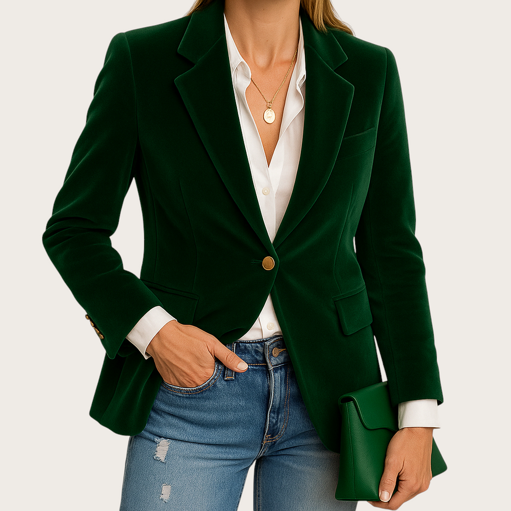 Damska Kurtka Flanelowa Z Guzikami | Długi Rękaw