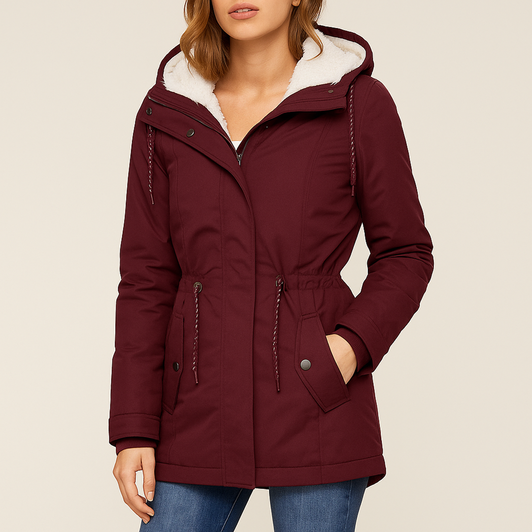 Damska Kurtka Przeciwdeszczowa Z Długim Rękawem | Zima