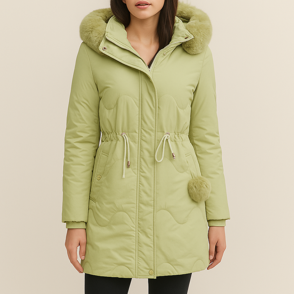 Damska Parka | Z Futrzanym Kapturem