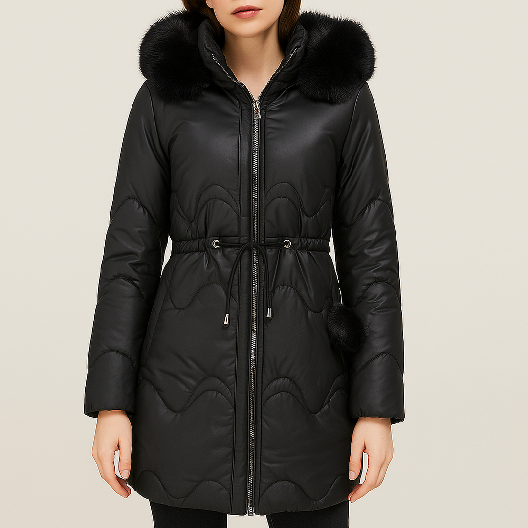 Damska Parka | Z Futrzanym Kapturem