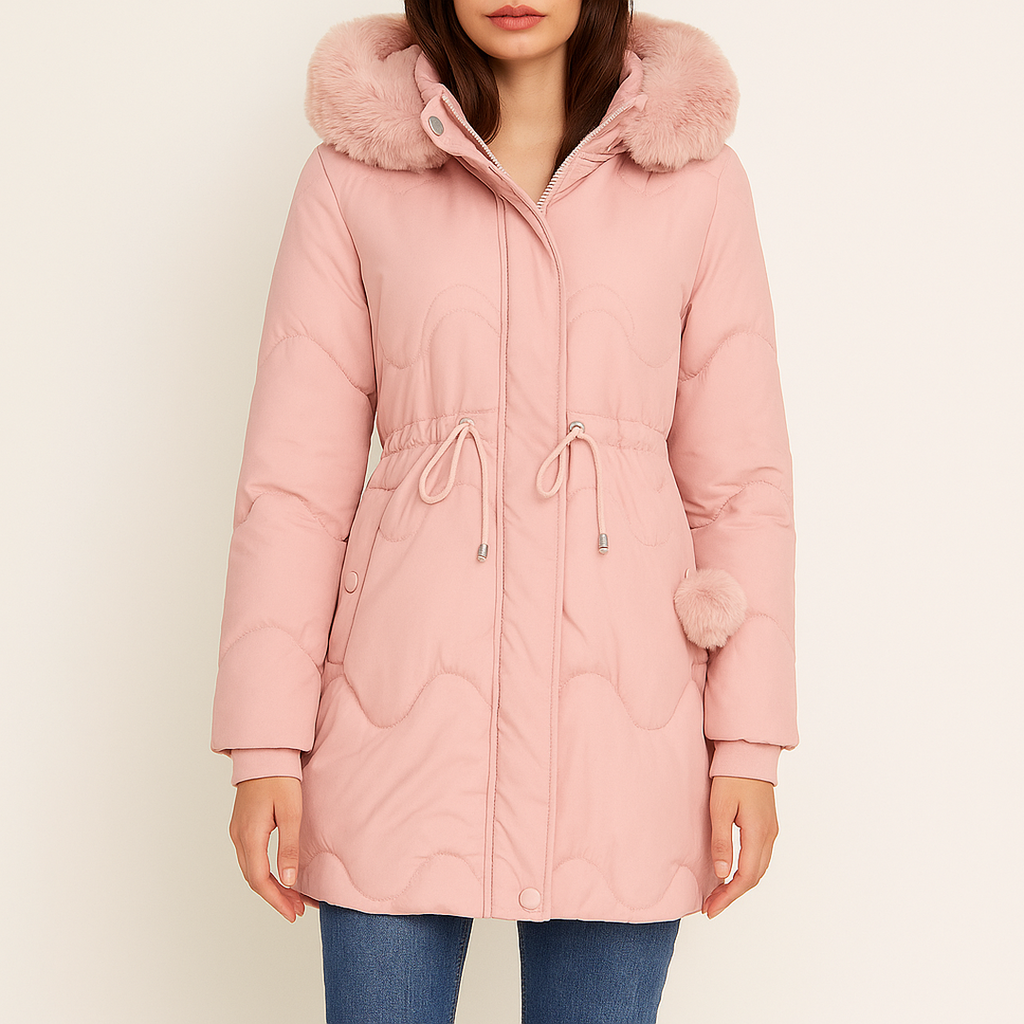 Damska Parka | Z Futrzanym Kapturem