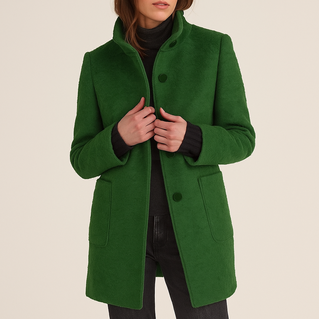 Damski Casualowy Zimowy Płaszcz | Z Guzikami