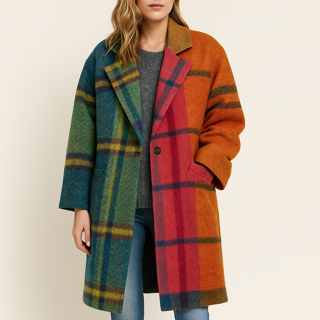 Damski Długi Casualowy Płaszcz | Jesień