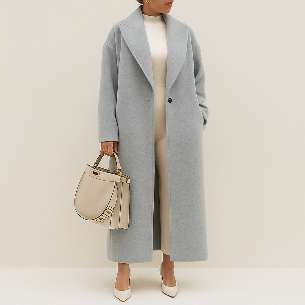 Damski Długi Casualowy Płaszcz | Oversize