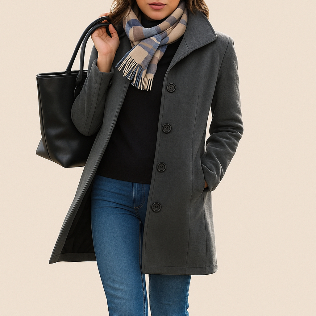 Długi Trencz Dla Kobiet | Zima