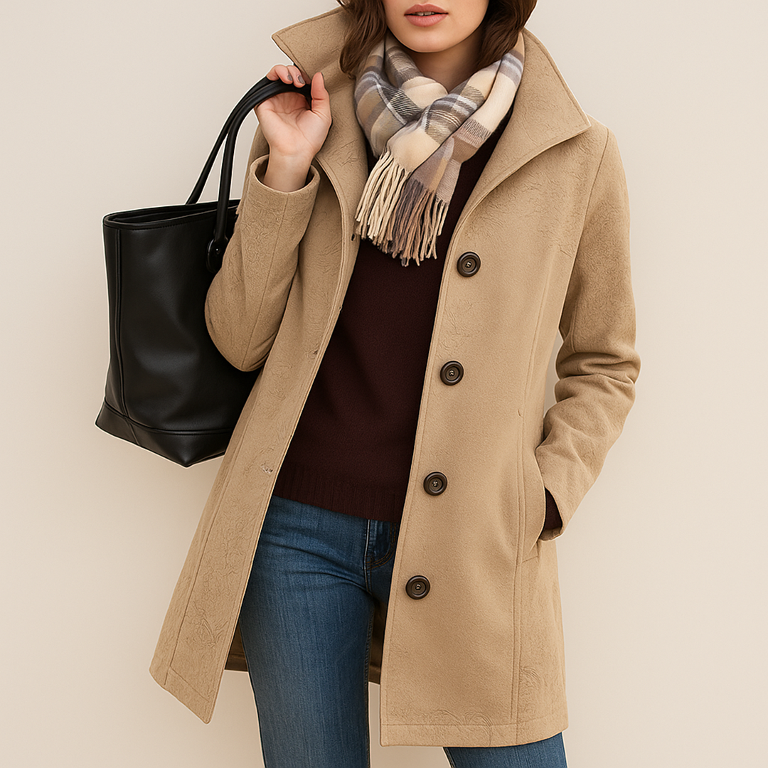 Długi Trencz Dla Kobiet | Zima