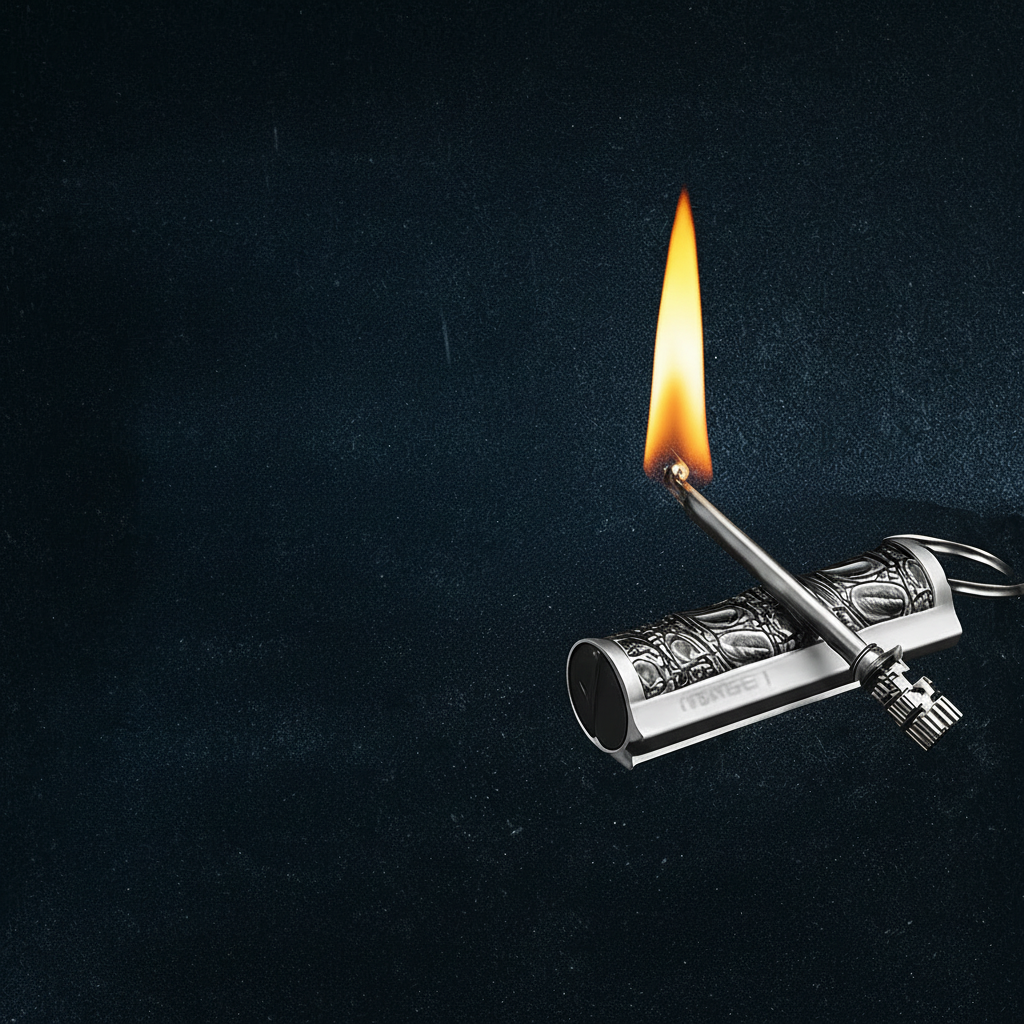 Feuerzeug Outdoor Wasserdicht Metall Streichholz - Image 7