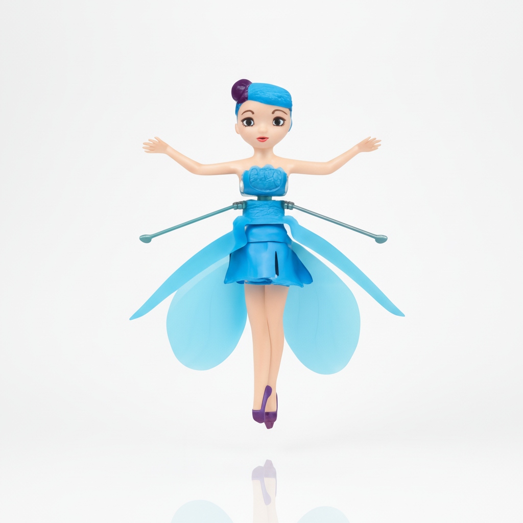 Flying Fairy Princess Toy Rechargeable LED Hand Sensor Kids - Image 4