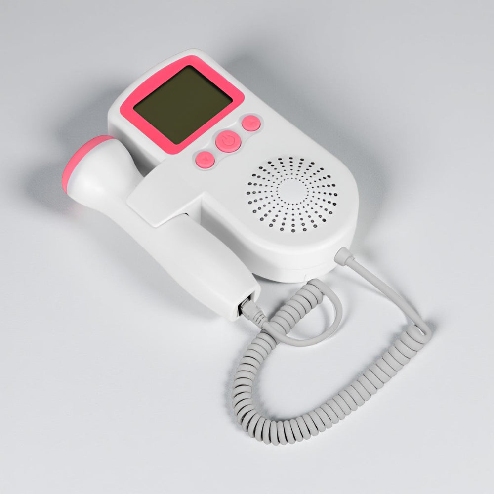 Heart Rate Monitor Fetal Doppler Baby Sound Listening Device - Image 2