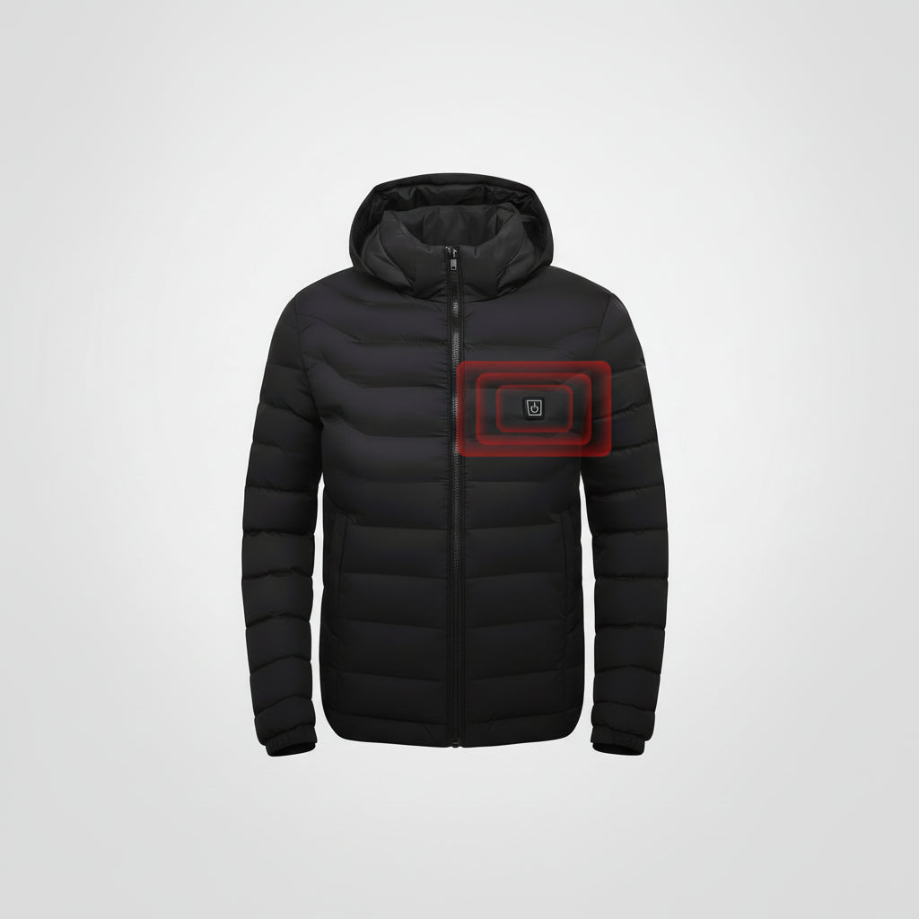 Heated Waterproof Jacket Rechargeable Thermal Winter Warmth - Image 5