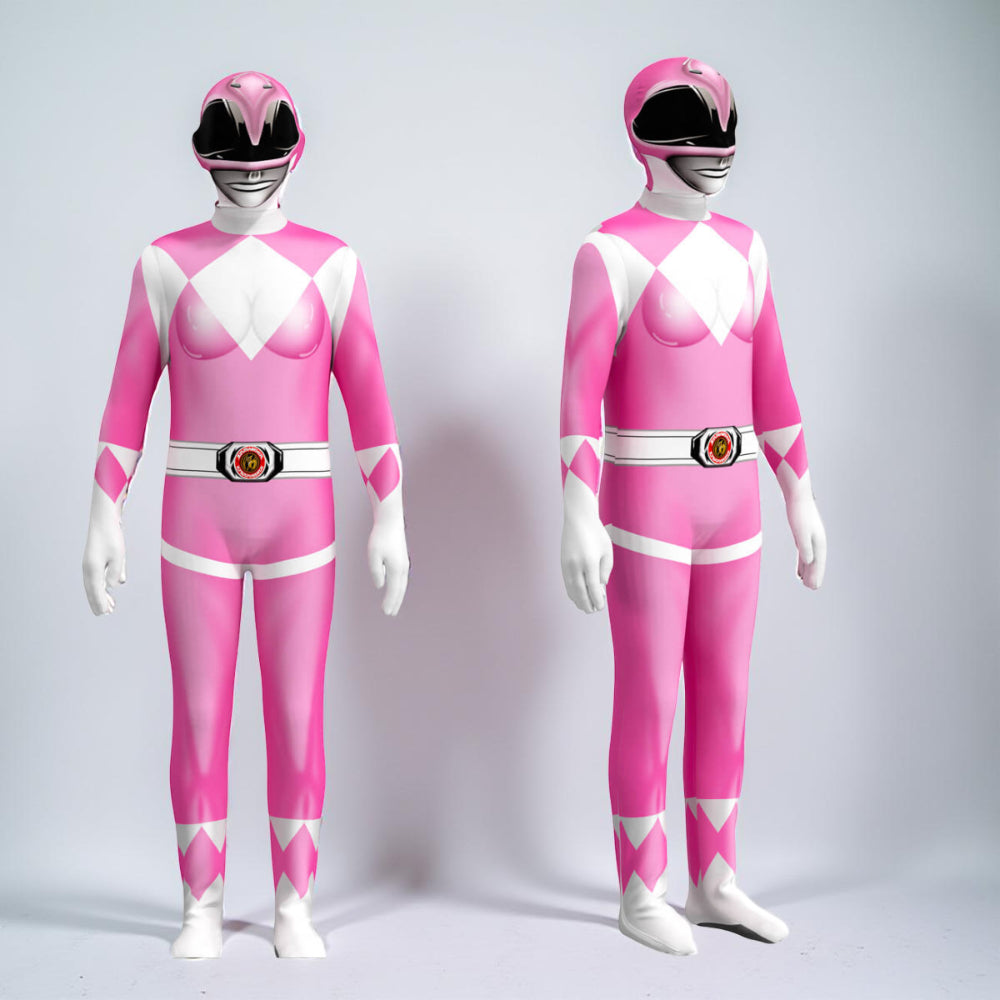 Kids Cosplay Costume Jumpsuit with Mask - Ranger Style Superhero Outfit - Image 13