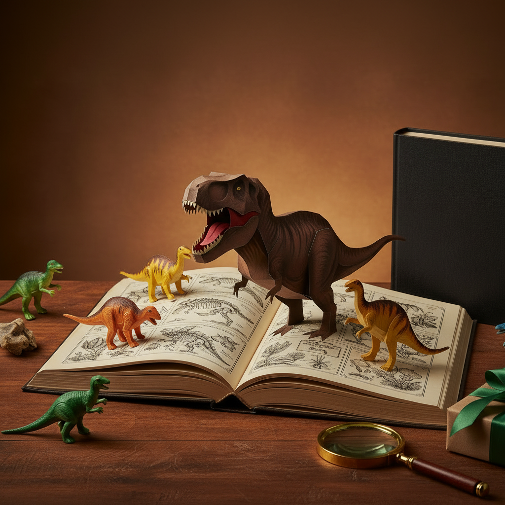 Kids Dinosaur Pop-Up Book - 3D Interactive Educational Science Gift - Image 4