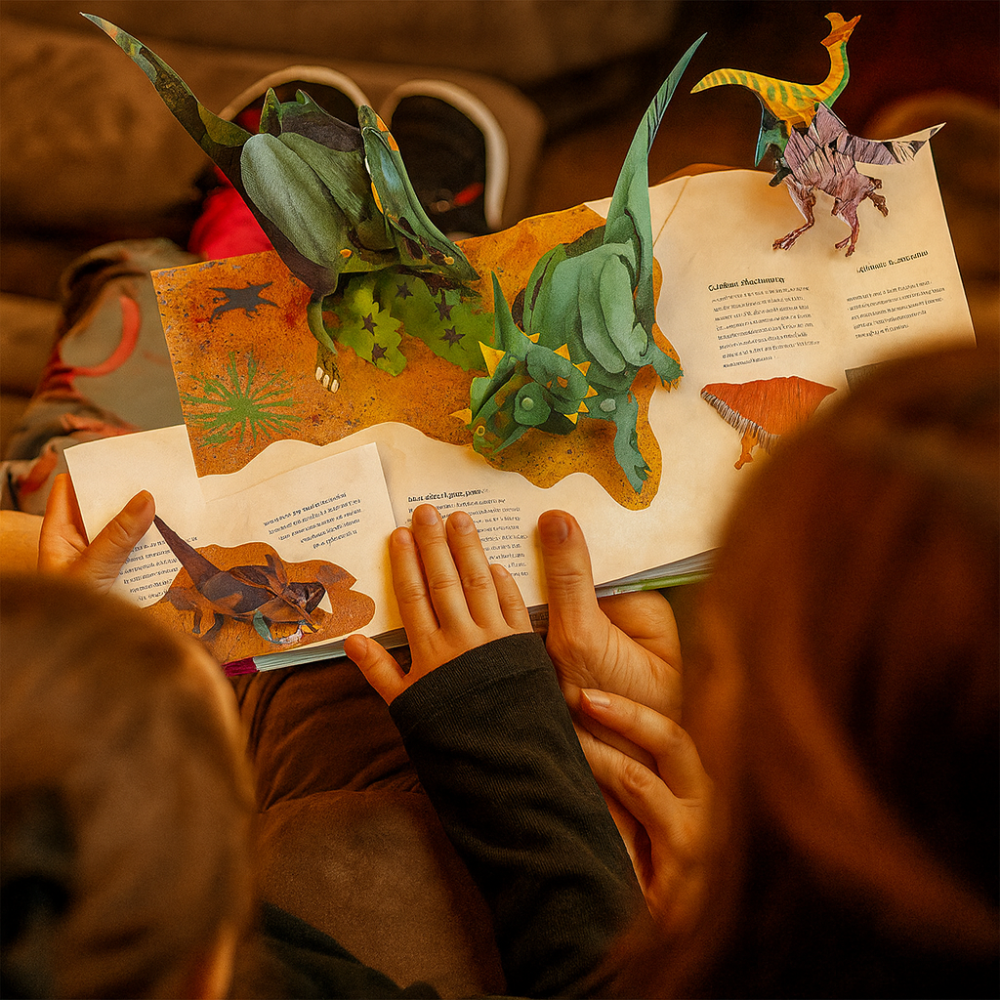 Kids Dinosaur Pop-Up Book - 3D Interactive Educational Science Gift - Image 3