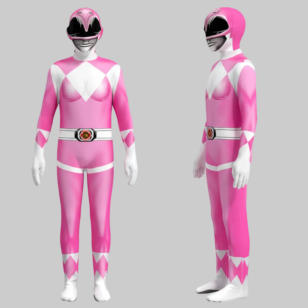 Kids Cosplay Costume Jumpsuit with Mask - Ranger Style Superhero Outfit - Image 19