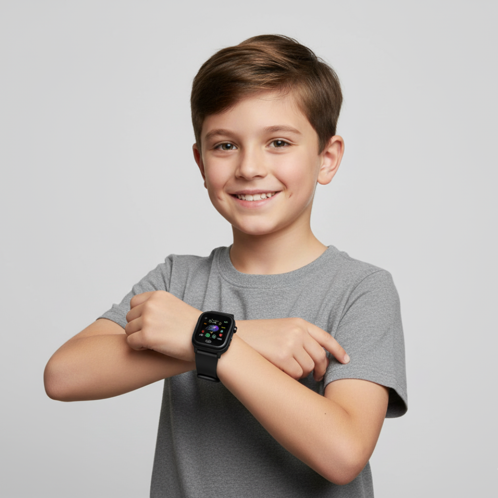 Smart Watch for Kids GPS Waterproof Tracker Camera Safety Alert