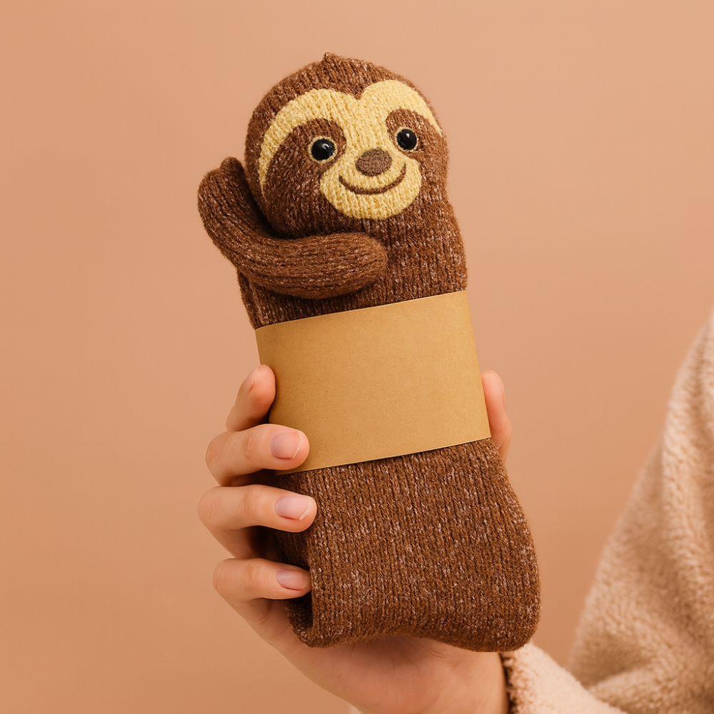 Kuschelsocken Unisex Winter Warm Weich Tiermotiv Haussocken - Image 16